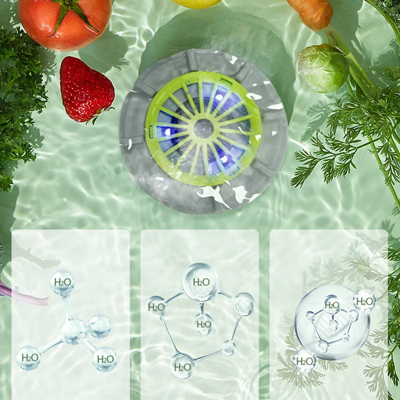 Portable Fruit & Veg Washer: Efficient USB Spinner