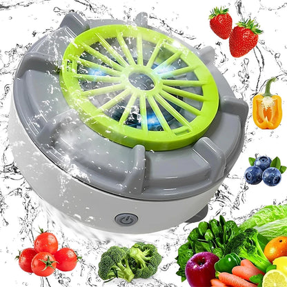 Portable Fruit & Veg Washer: Efficient USB Spinner