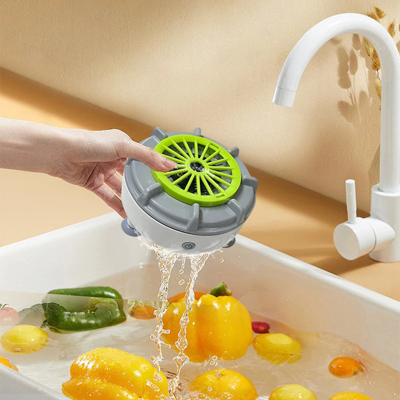 Portable Fruit & Veg Washer: Efficient USB Spinner