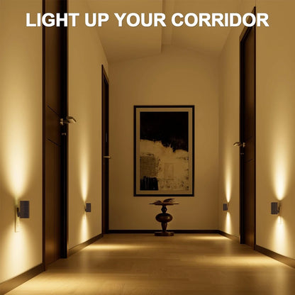 Cylindrical Night Lights: Dimmable LED Plug-In with Sensor